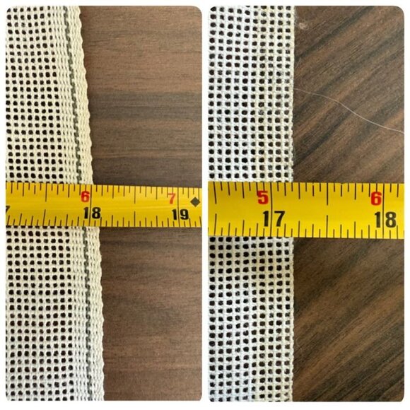 Vintage European Needlepoint Folk Art Flowers Octagon 14.5 x 15" Unframed - Picture 9 of 9